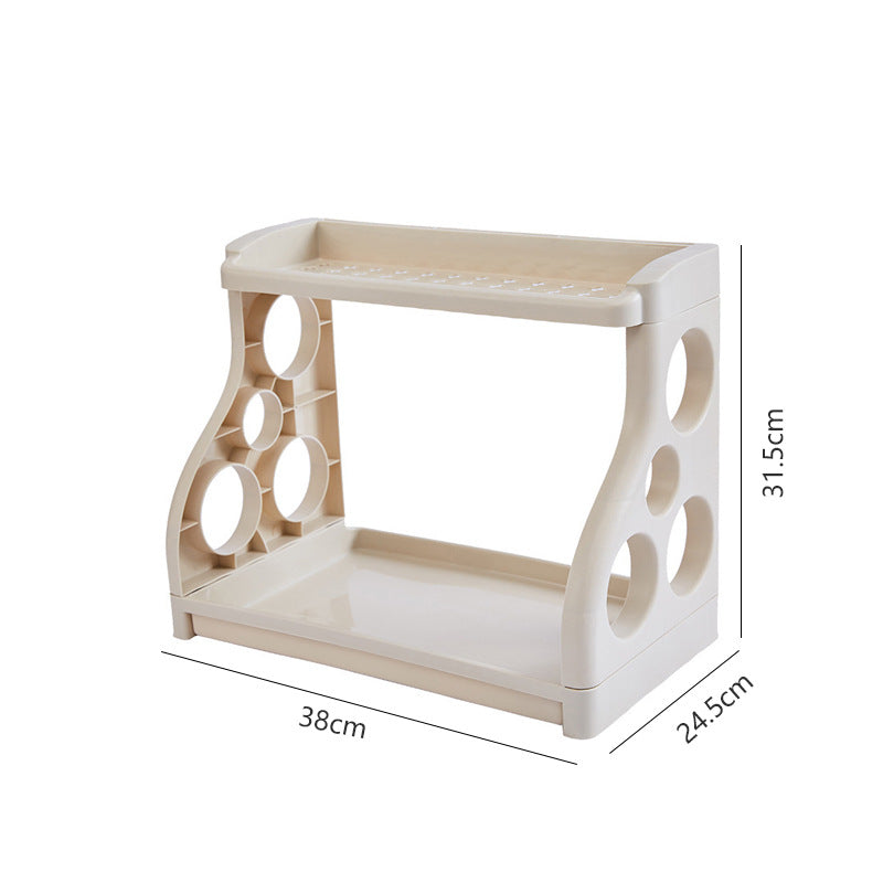 Kitchen Storage Shelving Kitchen Supplies Storage Artifact Multilayer - Foto 9