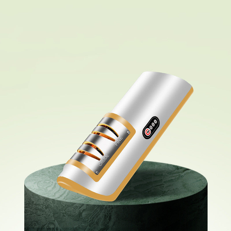 USB Rechargeable Electric Knife Sharpener Automatic Adjustable Kitchen Tool For Fast - Foto 9