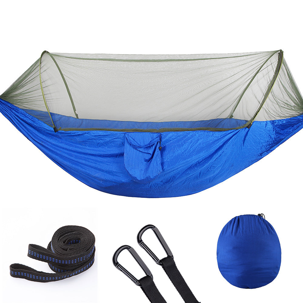 Fully Automatic Quick Opening Hammock With Mosquito Net - Foto 4