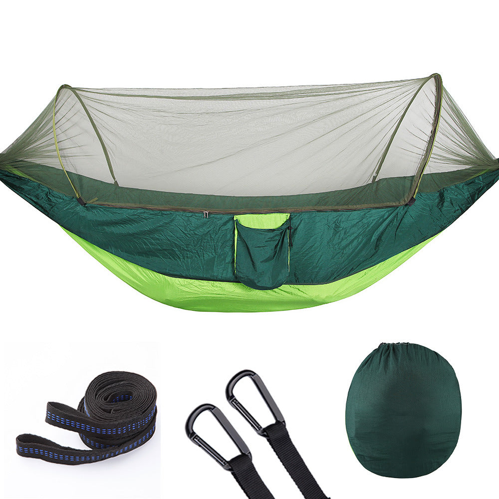 Fully Automatic Quick Opening Hammock With Mosquito Net - Foto 8