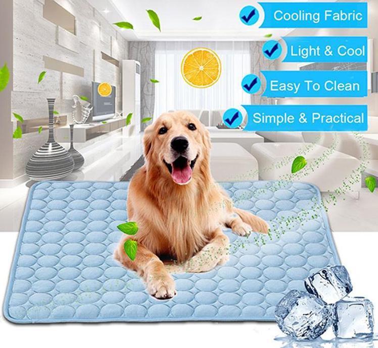 Pet Dog Cat Ice Silk Cold Nest Pad For Cooling In Summer - Foto 2