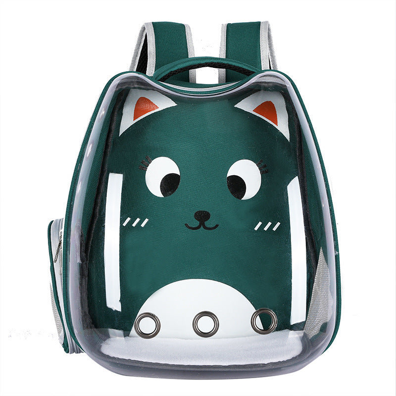 Cat Bag Transparent Outgoing Bag Portable Cat - Foto 5