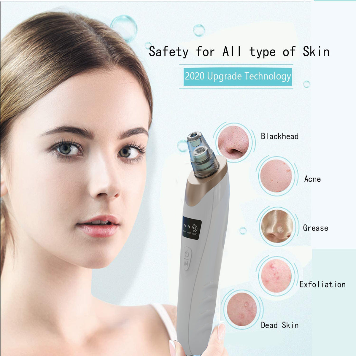Electric Pore Cleaner Facial Beauty Device - Foto 5
