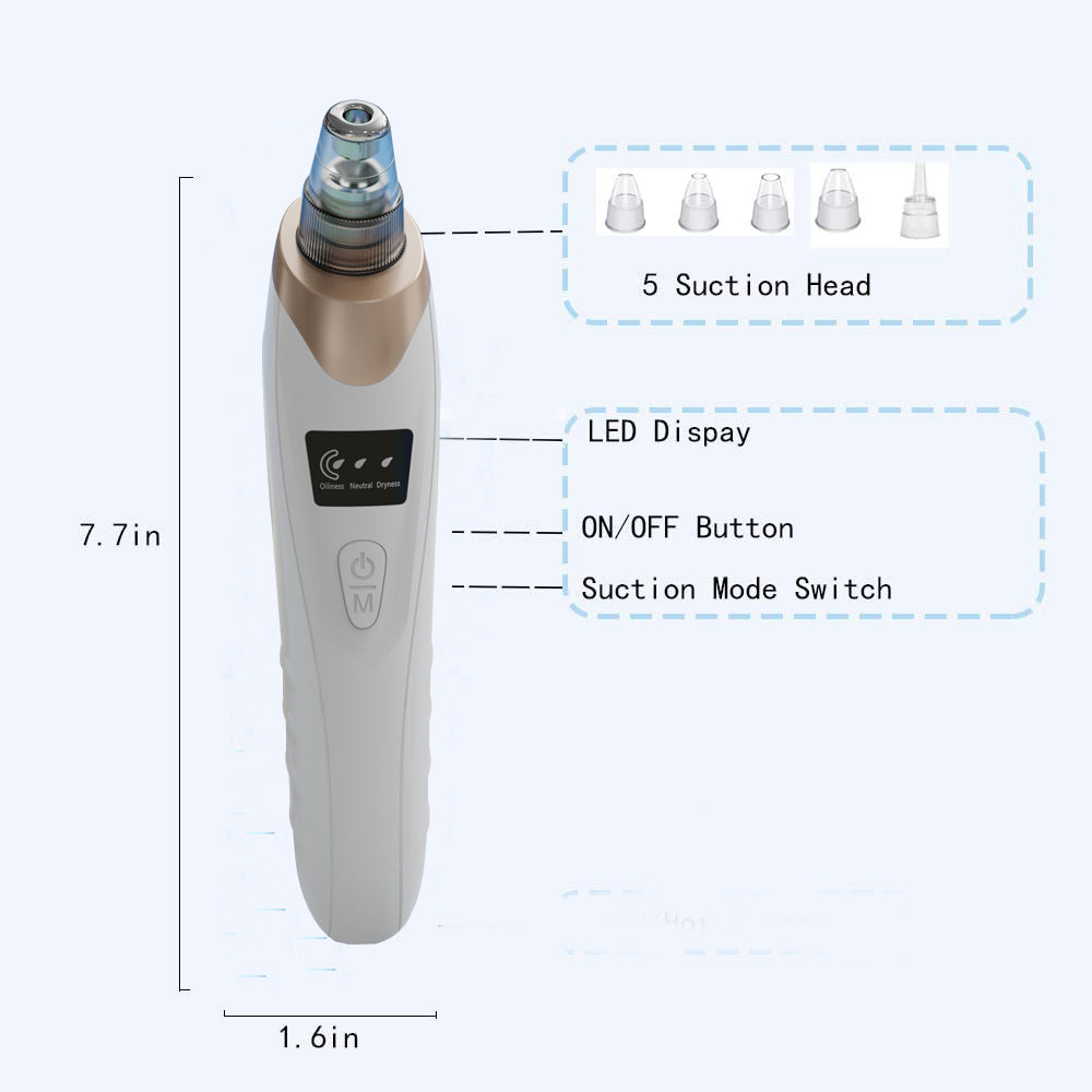 Electric Pore Cleaner Facial Beauty Device - Foto 3
