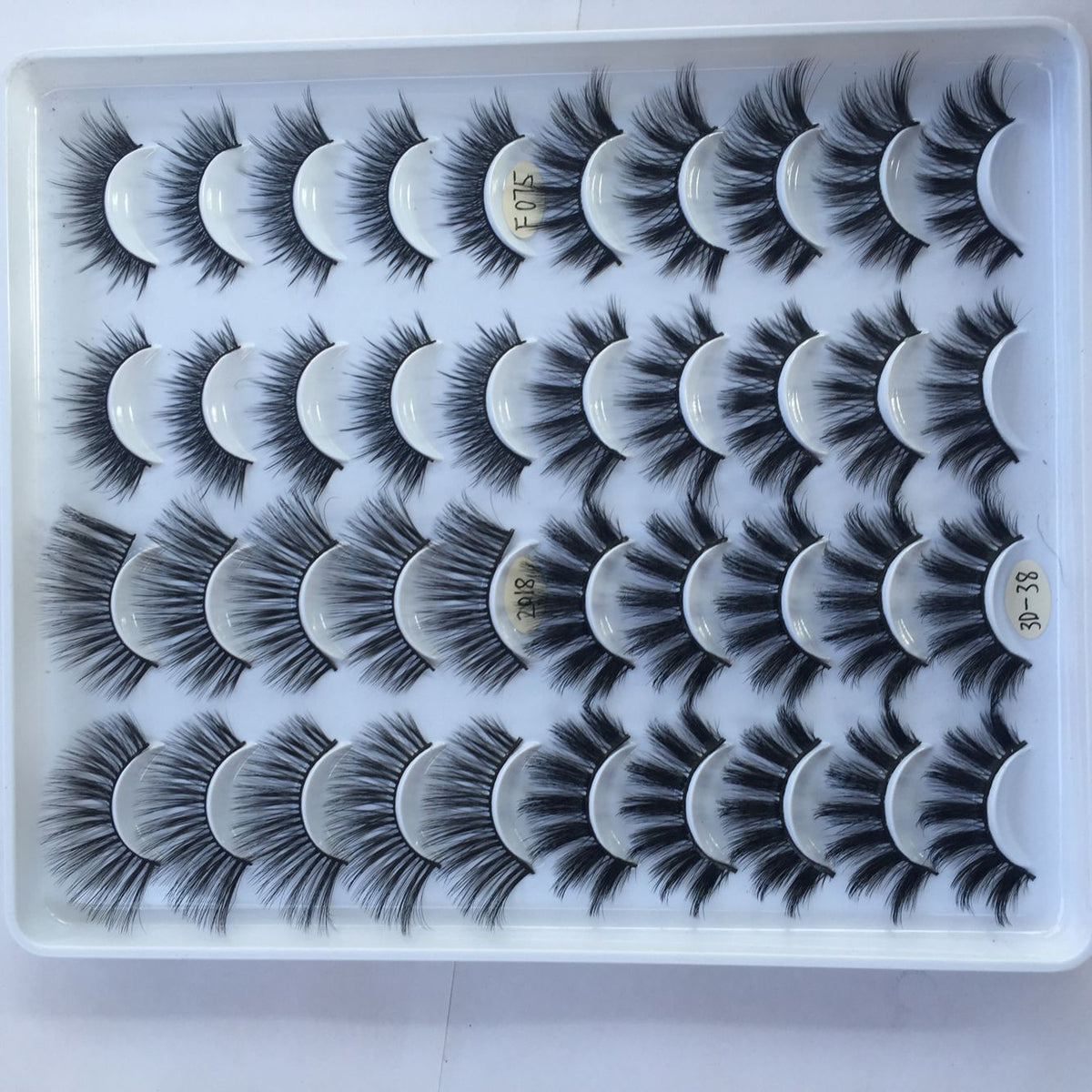 20 Pairs Of False Eyelashes Three-dimensional Multi-layer Mixed Eyelashes - Foto 3
