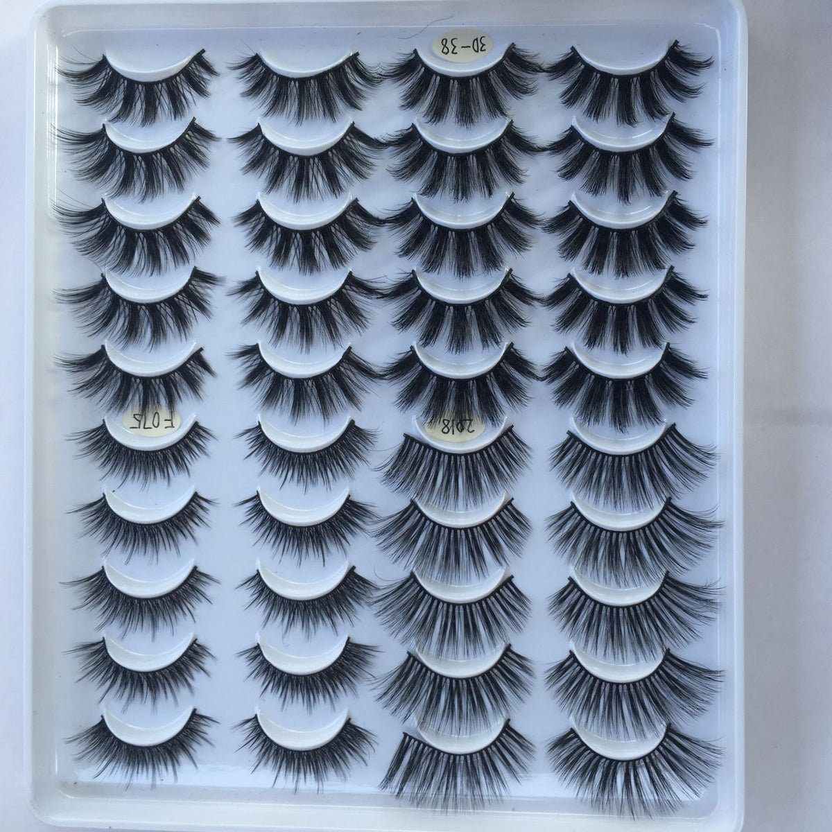 20 Pairs Of False Eyelashes Three-dimensional Multi-layer Mixed Eyelashes - Foto 2