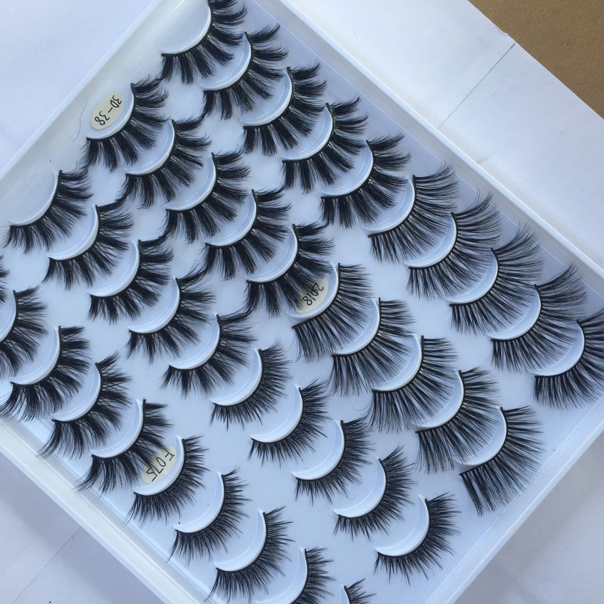 20 Pairs Of False Eyelashes Three-dimensional Multi-layer Mixed Eyelashes - Foto 4