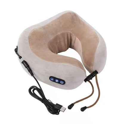 U Shaped Massage Pillow Neck Massage Device Electric Neck Massager Apparatus Shoulder - Foto 2