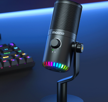 Computer Games Microphone Esports Anchor Live Voice Noise Cancelling - Foto 4