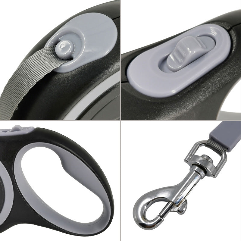 Automatic Telescopic Traction Rope Pet Products Traction Rope - Foto 3