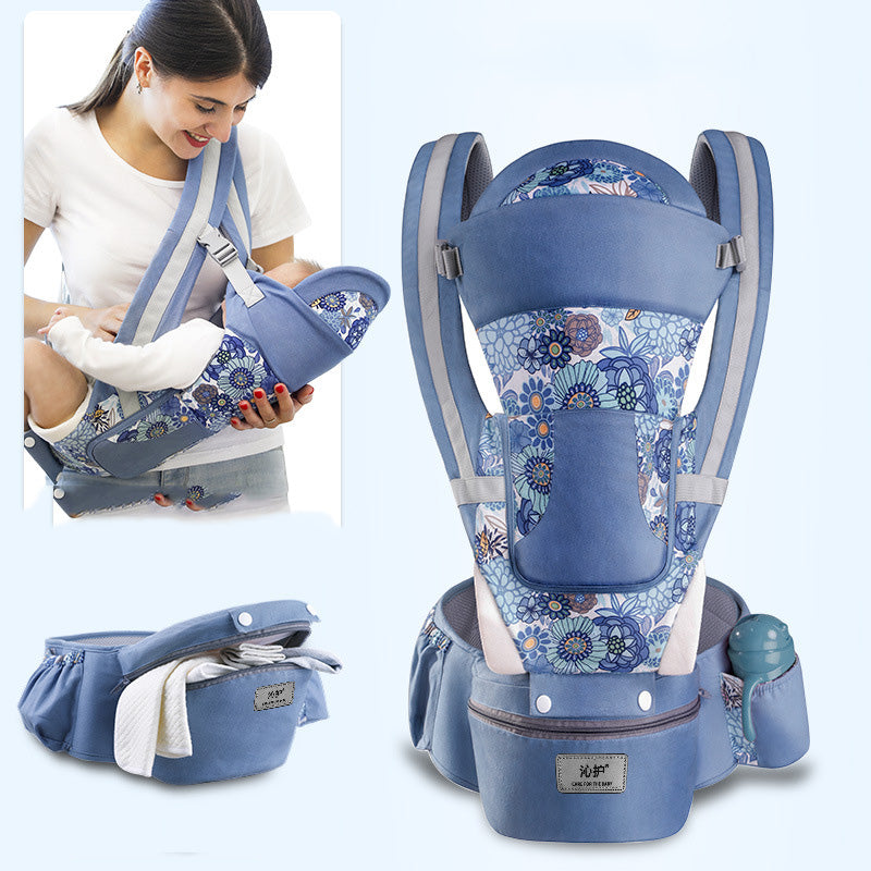 Ergonomic Baby Carrier Infant Baby Hipseat Carrier 3 In 1 Front Facing Ergonomic Kang - Foto 4