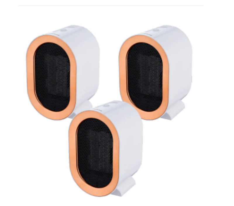 Desktop Electric Heater Mini Portable Fan Heater 220V PTC Ceramic Heating Warm Air Bl - Foto 12