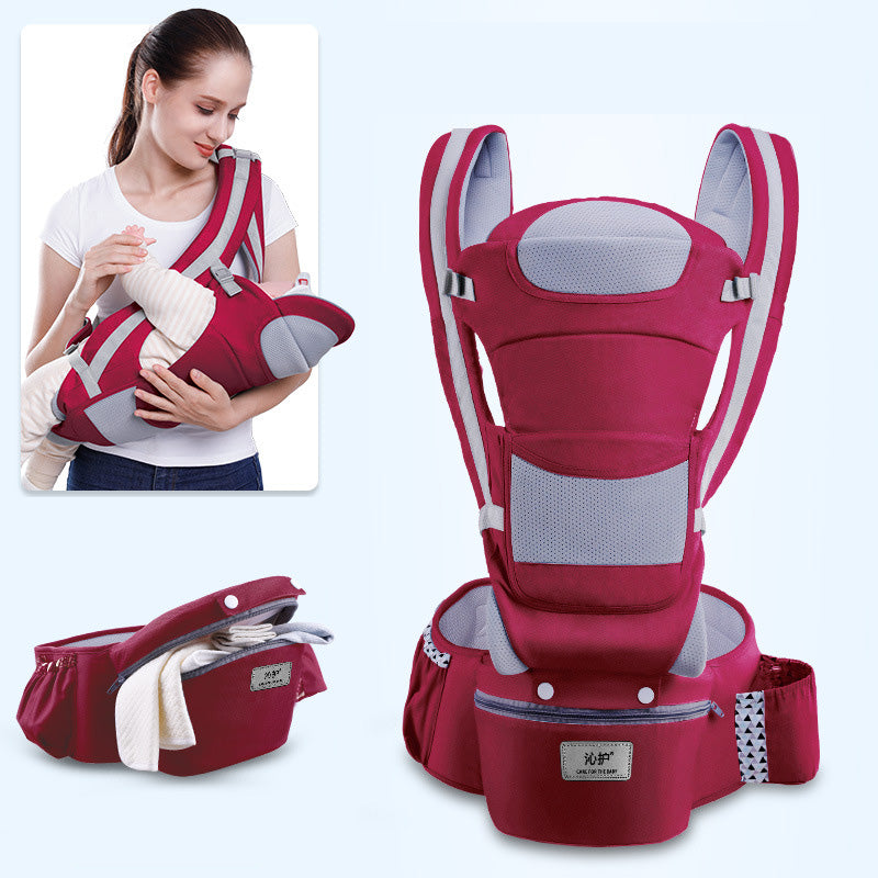 Ergonomic Baby Carrier Infant Baby Hipseat Carrier 3 In 1 Front Facing Ergonomic Kang - Foto 9