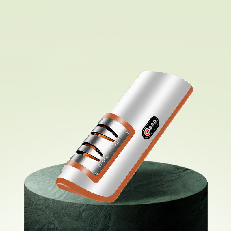 USB Rechargeable Electric Knife Sharpener Automatic Adjustable Kitchen Tool For Fast - Foto 8