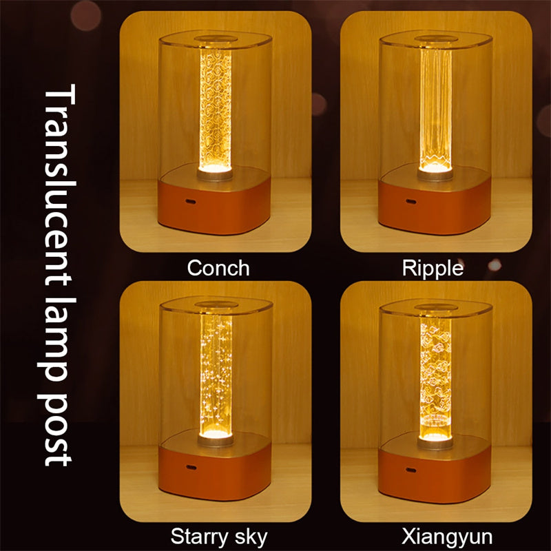 New LED Touch Atmosphere Light USB Charging Eye Protection Bedside Bedroom Lamp Bar R - Foto 7