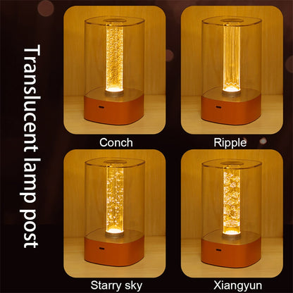 New LED Touch Atmosphere Light USB Charging Eye Protection Bedside Bedroom Lamp Bar R - Foto 7