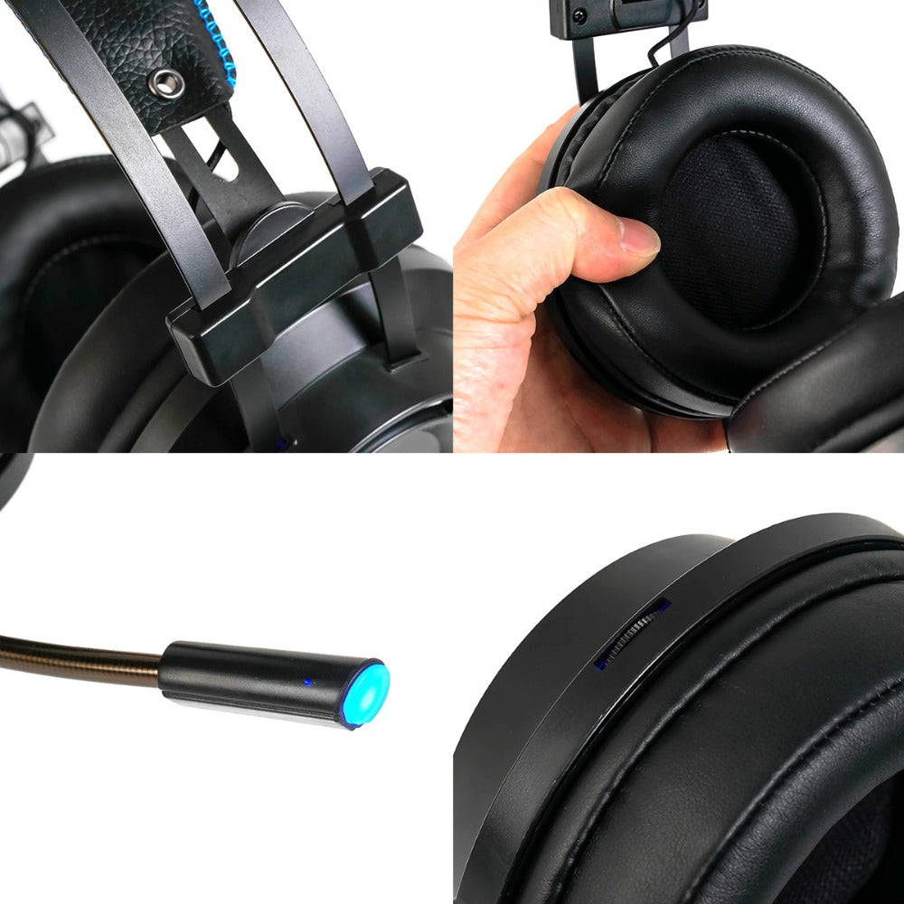 Gaming Internet Cafe Professional Gaming Headset 7.1 Channel Noise Cancelling Headset - Foto 3
