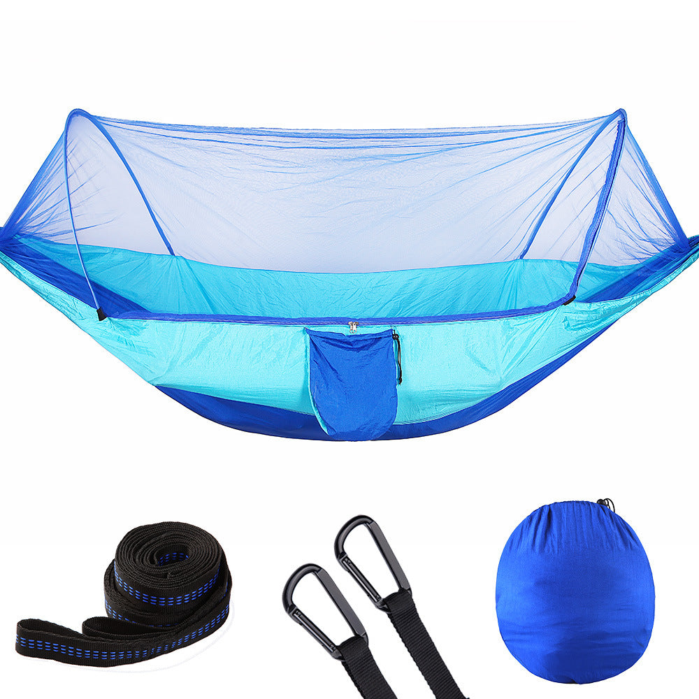 Fully Automatic Quick Opening Hammock With Mosquito Net - Foto 7