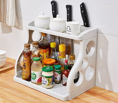 Kitchen Storage Shelving Kitchen Supplies Storage Artifact Multilayer - Foto 4