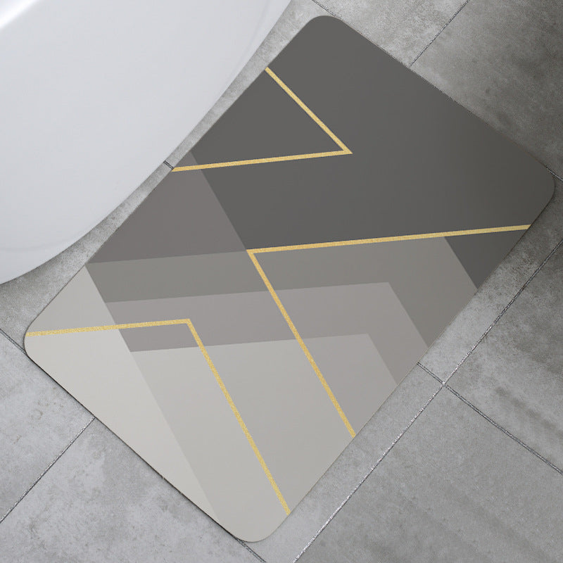 Nano Diatom Mud Mat Bathroom And Kitchen Oil And Water Absorption - Foto 5