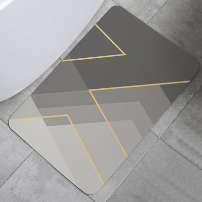 Nano Diatom Mud Mat Bathroom And Kitchen Oil And Water Absorption - Foto 5