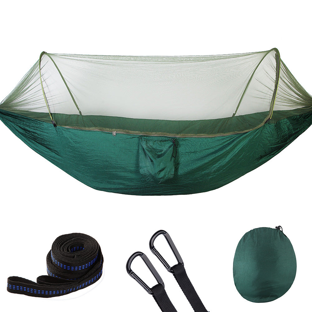 Fully Automatic Quick Opening Hammock With Mosquito Net - Foto 5