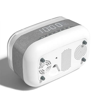 Intelligent Multifunctional Alarm Clock Bluetooth Speaker Wireless Charger Fast Charg - Foto 7