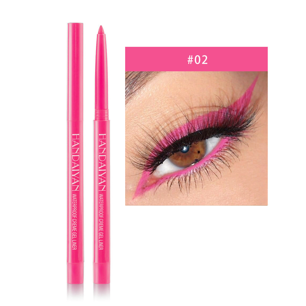20 Color Cat Eye Makeup Waterproof Neon Colorful Liquid Eyeliner Pen Make Up Comestic - Foto 3