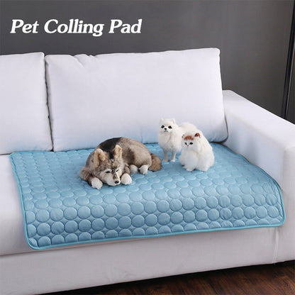 Pet Dog Cat Ice Silk Cold Nest Pad For Cooling In Summer - Foto 5