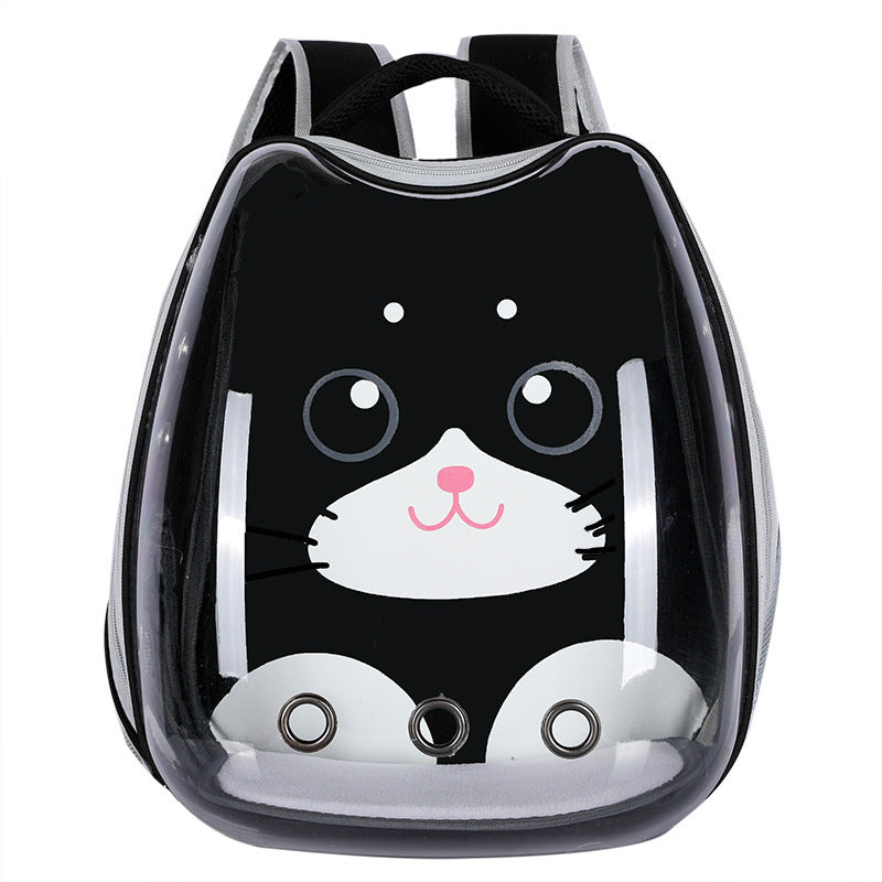 Cat Bag Transparent Outgoing Bag Portable Cat - Foto 2