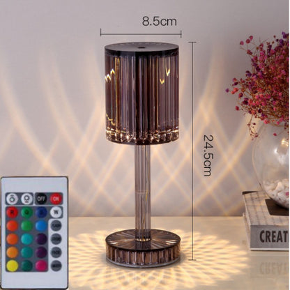 New Crystal Table Lamp Hotel Decoration Diamond Romantic Warm Led For Home Decor Roma - Foto 12