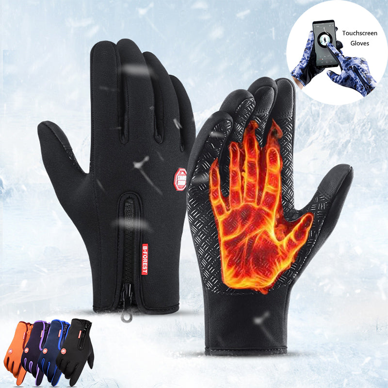 Winter Gloves Touch Screen Riding Motorcycle Sliding Waterproof Sports Gloves - Foto 2