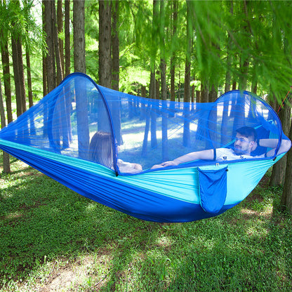 Fully Automatic Quick Opening Hammock With Mosquito Net - Foto 2