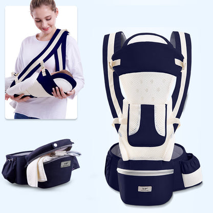 Ergonomic Baby Carrier Infant Baby Hipseat Carrier 3 In 1 Front Facing Ergonomic Kang - Foto 5