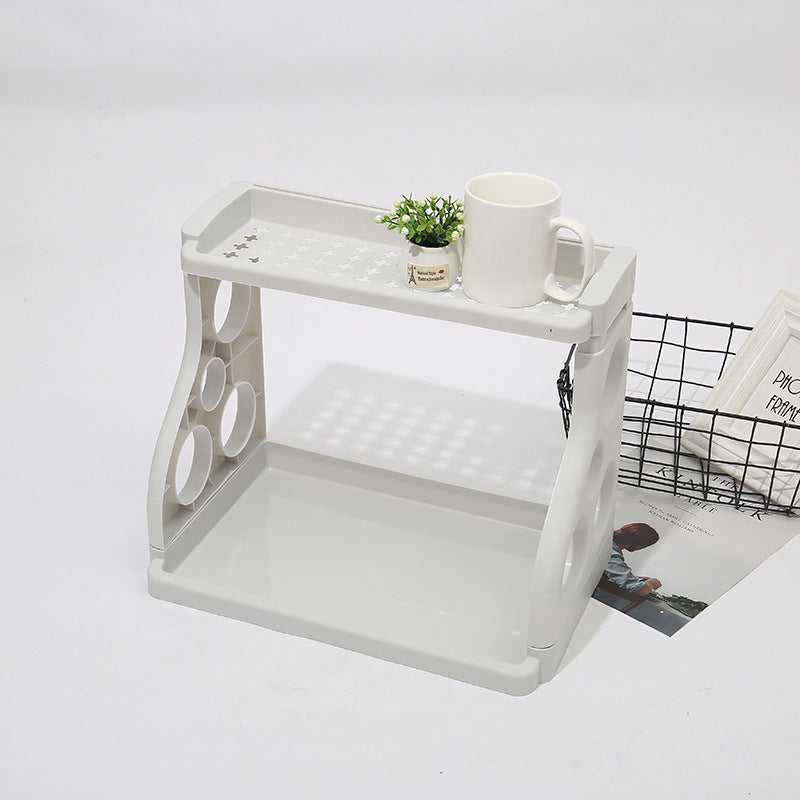 Kitchen Storage Shelving Kitchen Supplies Storage Artifact Multilayer - Foto 7