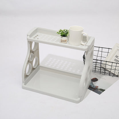 Kitchen Storage Shelving Kitchen Supplies Storage Artifact Multilayer - Foto 7