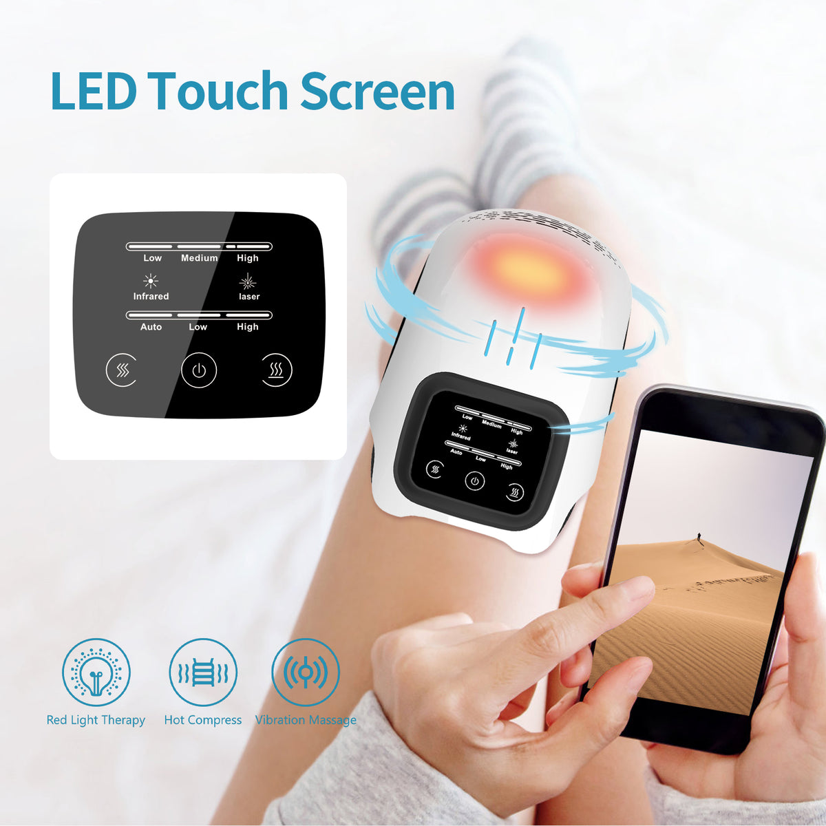 Inteligente para Hogar Eléctrico Masajeador Recargable - Foto 6