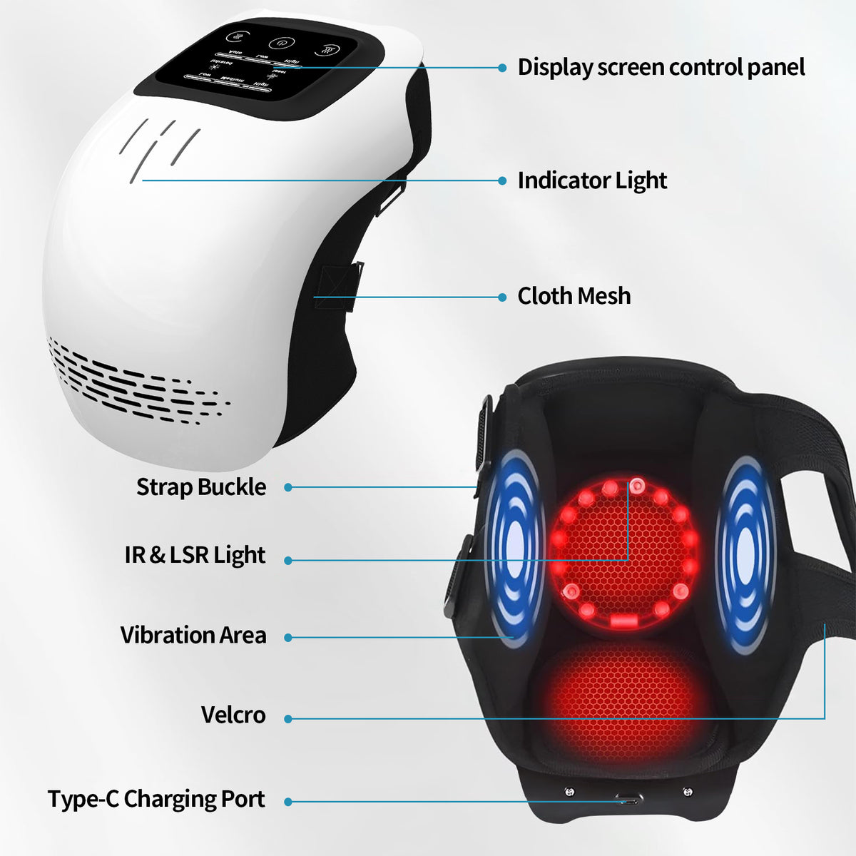 Inteligente para Hogar Eléctrico Masajeador Recargable - Foto 7