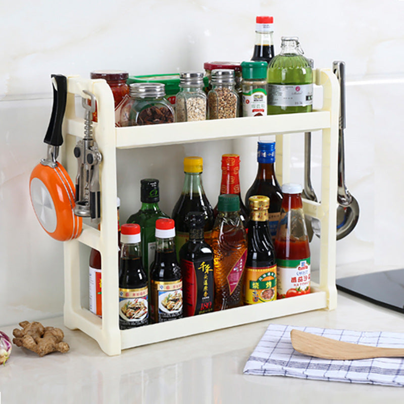 Kitchen Storage Shelving Kitchen Supplies Storage Artifact Multilayer - Foto 6