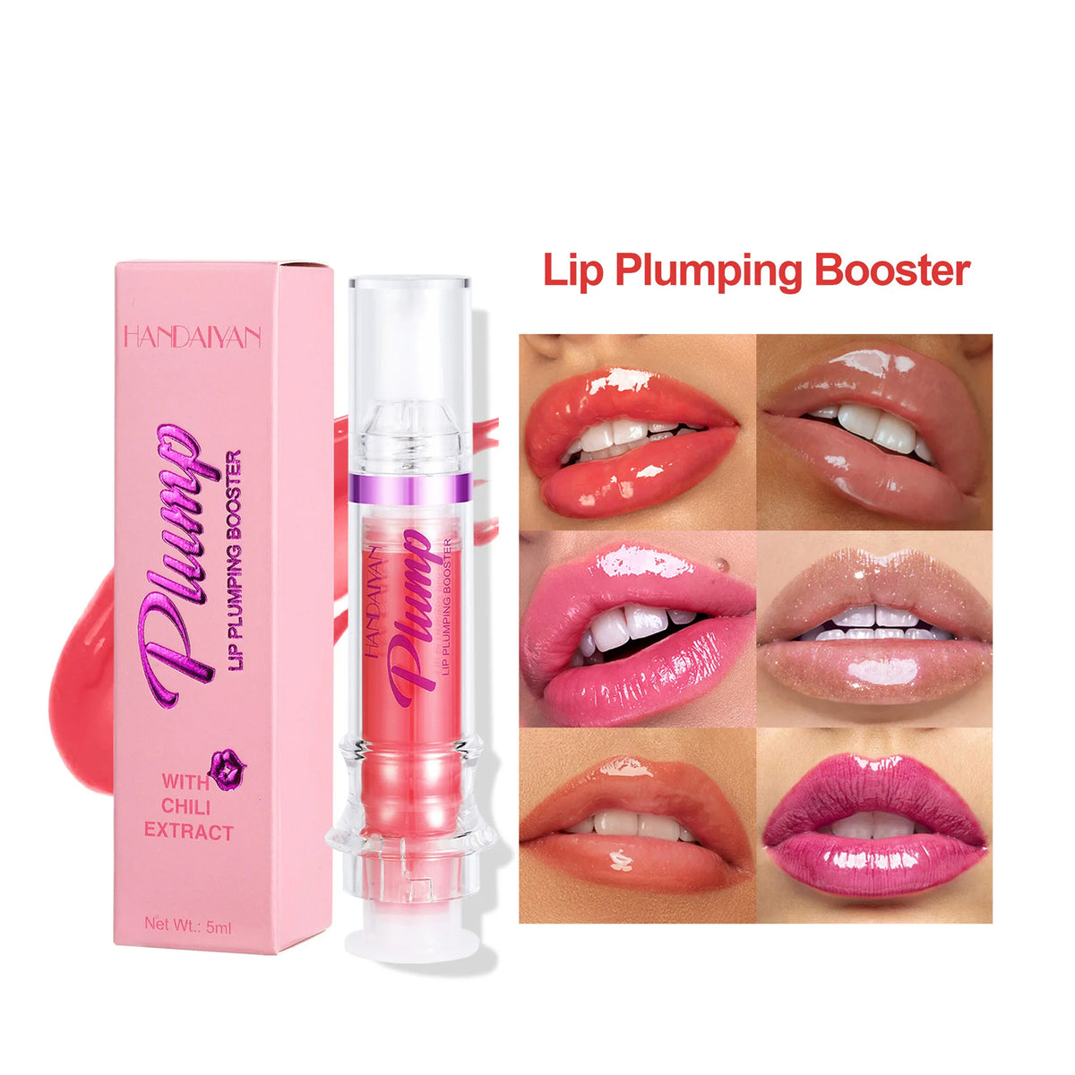 New Tube Lip Rich Lip Color Slightly Spicy Lip Honey Lip Glass Mirror Face Lip Mirror - Foto 2