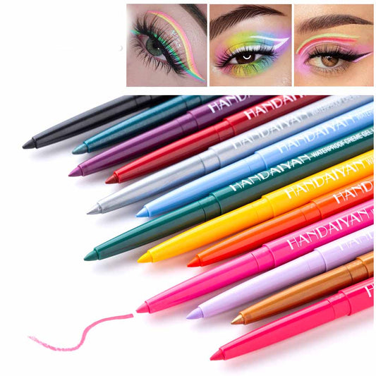 20 Color Cat Eye Makeup Waterproof Neon Colorful Liquid Eyeliner Pen Make Up Comestic - Foto 1