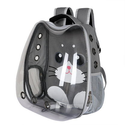 Cat Bag Transparent Outgoing Bag Portable Cat - Foto 7