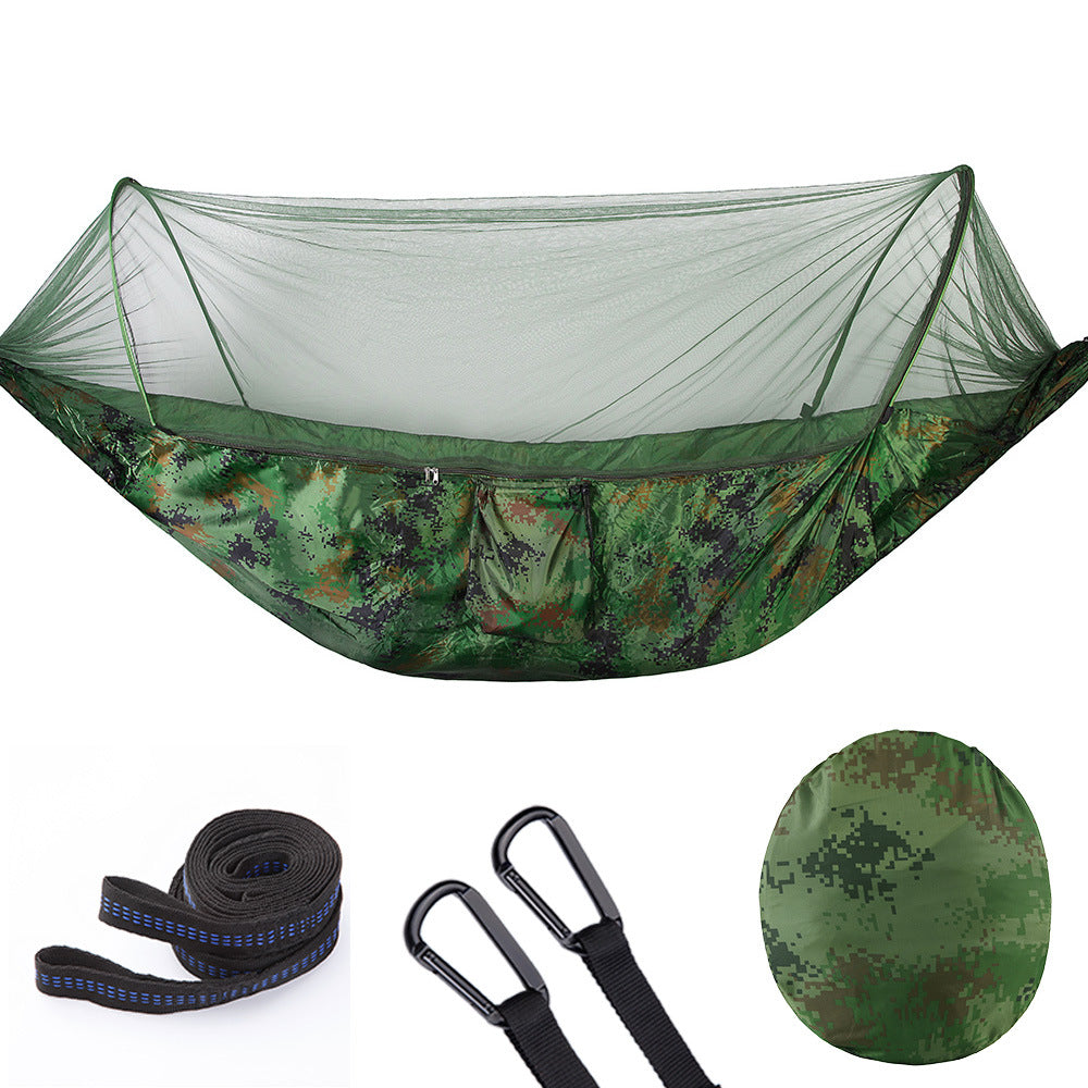 Fully Automatic Quick Opening Hammock With Mosquito Net - Foto 6