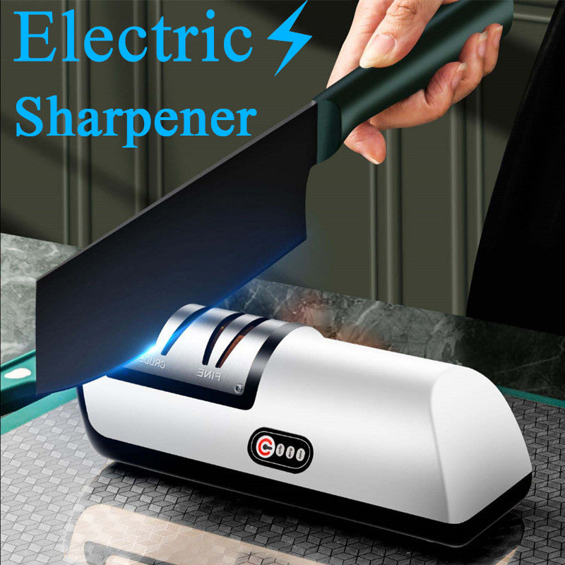 USB Rechargeable Electric Knife Sharpener Automatic Adjustable Kitchen Tool For Fast - Foto 1
