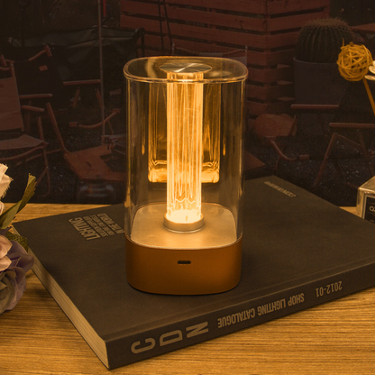 New LED Touch Atmosphere Light USB Charging Eye Protection Bedside Bedroom Lamp Bar R - Foto 5