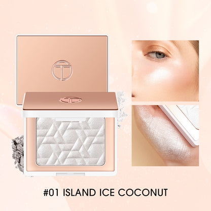 Star Shattered Glitter Highlighter Face Makeup Blush - Foto 4