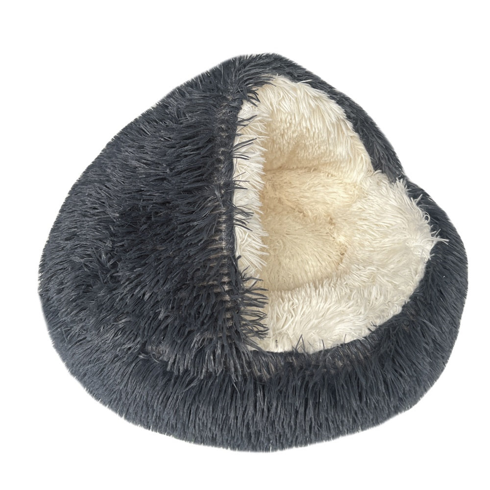 Pet Cat Bed Semi Enclosed Dog House - Foto 10