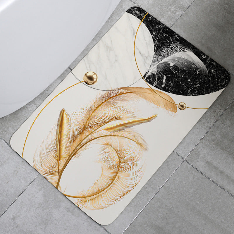 Nano Diatom Mud Mat Bathroom And Kitchen Oil And Water Absorption - Foto 3