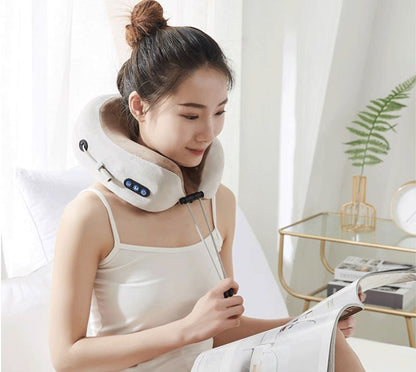 U Shaped Massage Pillow Neck Massage Device Electric Neck Massager Apparatus Shoulder - Foto 1