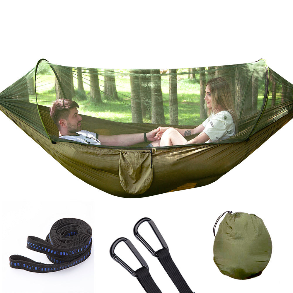 Fully Automatic Quick Opening Hammock With Mosquito Net - Foto 11